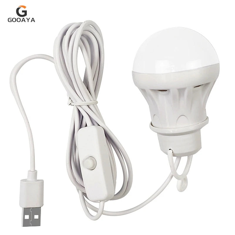 Linterna Led DC5V, lámpara de luz para campamento, bombilla de emergencia Usb, lámpara colgante para tienda de campaña para trabajo, barbacoa, pesca, reparación, equipo de Camping para exteriores