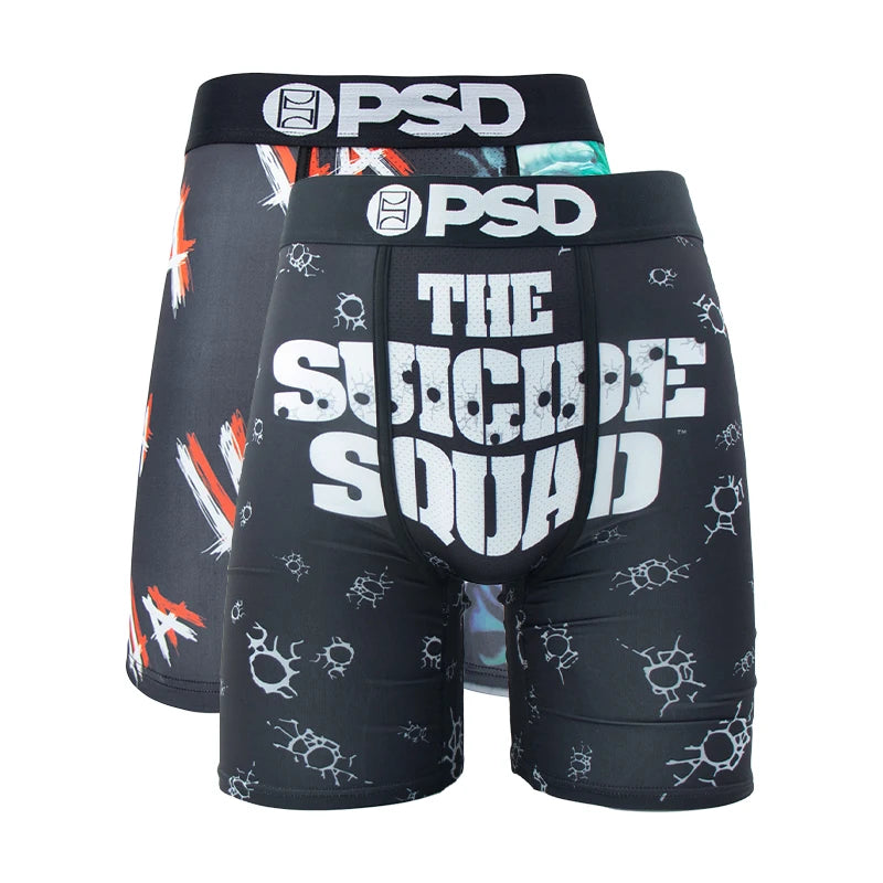 OZPSD, 2 uds., ropa interior para hombre, calzoncillos estampados transpirables para hombre, bragas para hombre de talla grande, Boxershorts sexis para nadar, Boxers para hombre, calzoncillos