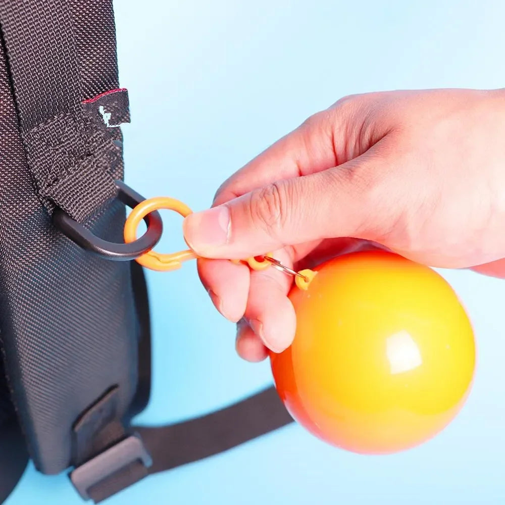 Chubasquero desechable portátil, llavero con bola de compresión, bolsillo para exteriores, Poncho colgante de viaje para adultos, equipo de acampada