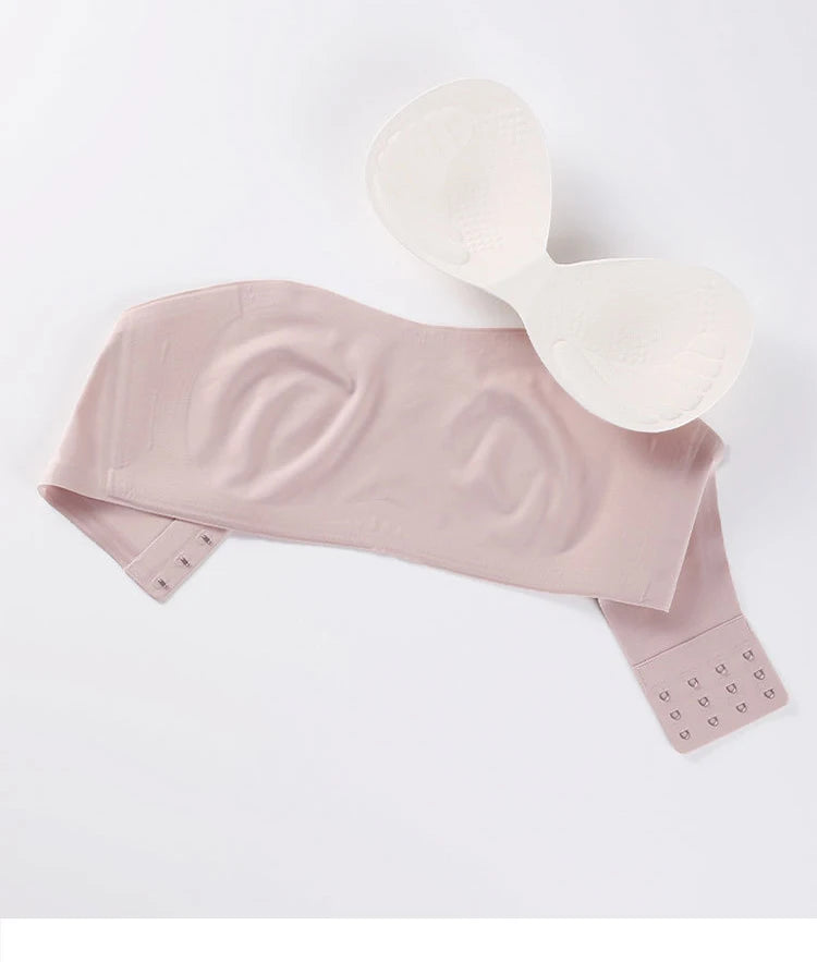 Sujetador adhesivo blanco sin tirantes, Push-Up, antideslizante, pecho pequeño, ligero, lencería Invisible Sexy para mujer, fiesta diaria, boda