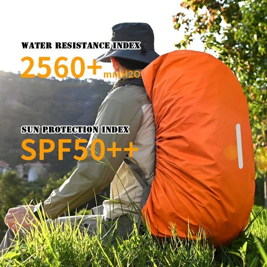 Mochila cubierta de lluvia reflectante 35L 45L 60L 80L 100L ultraligera camuflaje táctico al aire libre Camping senderismo escalada bolsa impermeable