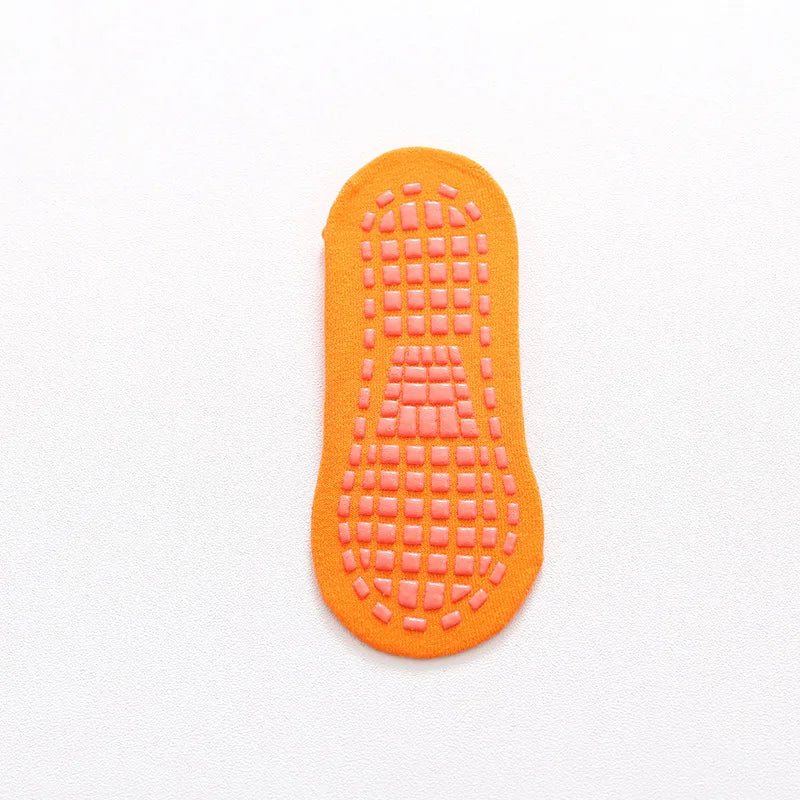 Calcetines antideslizantes para niños y adultos, calcetines de trampolín para padres e hijos, calcetines de algodón elásticos, calcetines deportivos para niños y niñas