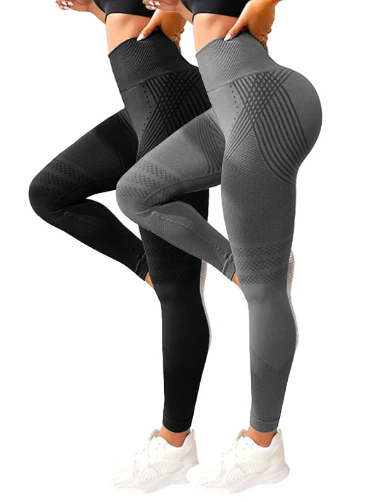 2 piezas Legging mujer Push Up entrenamiento deporte Leggings mujeres Scrunch Butt traje femenino gimnasio Legging sin costuras pantalones