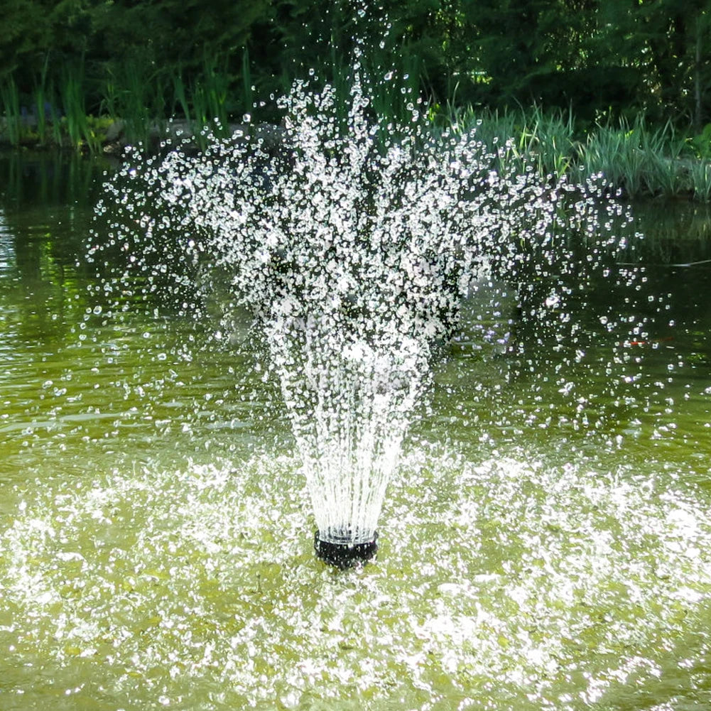 Bomba de fuente de agua Solar con boquillas, Kit de bomba de estanque de fuente Solar, Kit de bomba de agua Solar para jardín, piscina, estanque, fuente de acuario