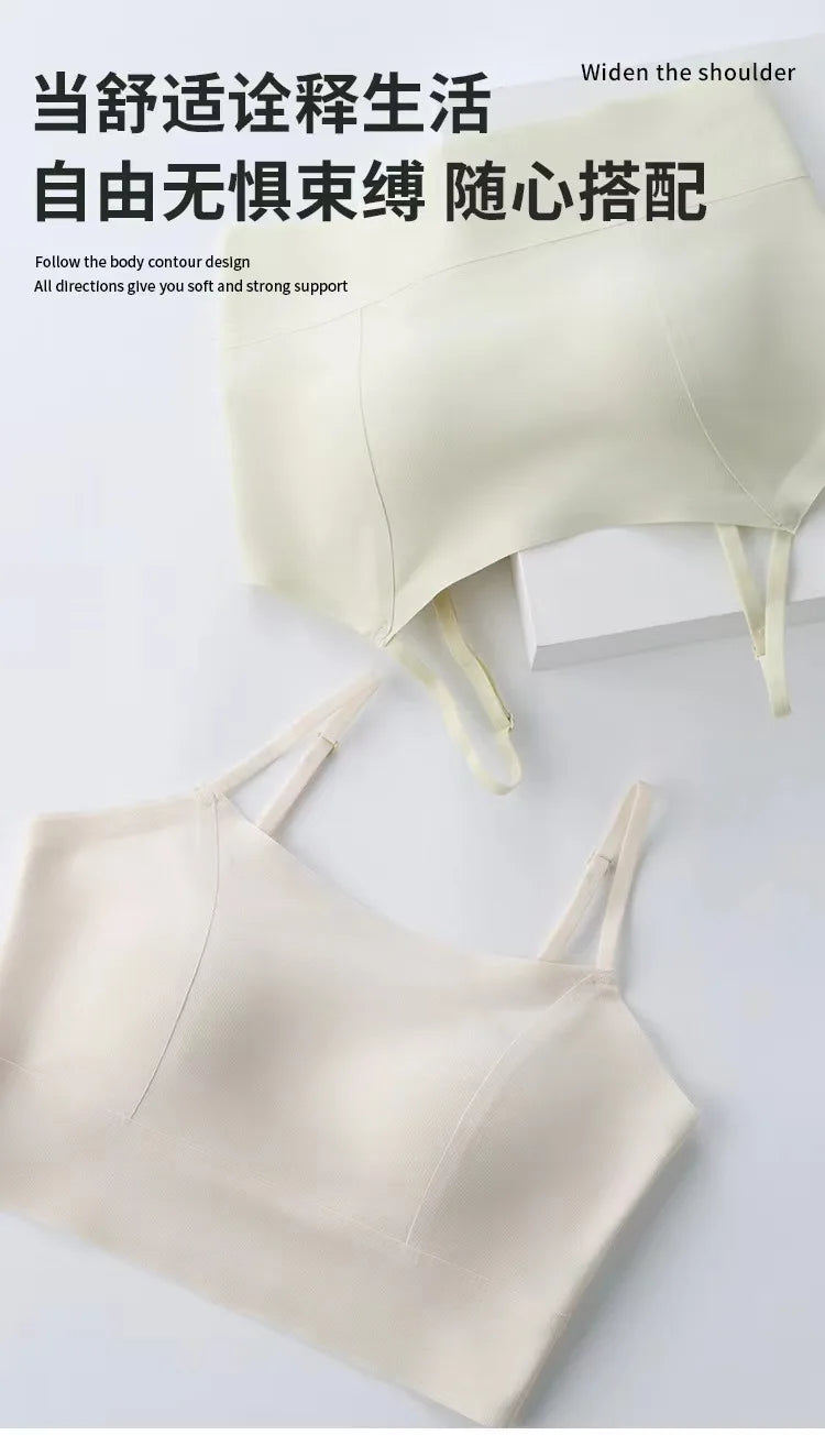 Sujetador Invisible de realce con espalda descubierta para mujer, sujetadores sexys de corte bajo, ropa interior de boda con espalda abierta, lencería sin costuras 2024