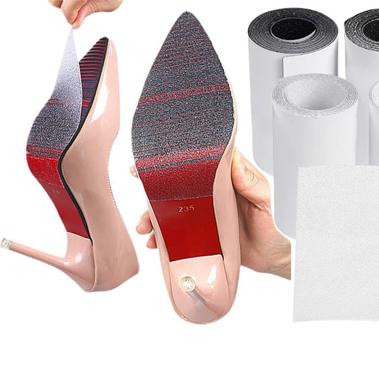 Protector de suela de zapato cortable, pegatina antideslizante, autoadhesivo, impermeable, pegatinas de suela de tacones altos, Protector de suela de zapato