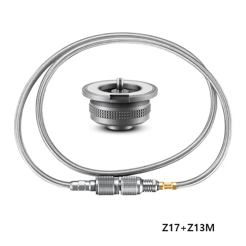 Adaptador de estufa de Gas para acampar, adaptador de Gas butano, convertidor de manguera de extensión, adaptador de quemador al aire libre, equipo de utensilios de cocina para acampar