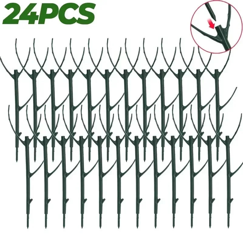 30/3 Uds. Soporte para plantas, estaca de vid trepadora, varilla de fijación para bonsái, soporte para estacas para plantas de jardín, soporte para flores para plantas en macetas