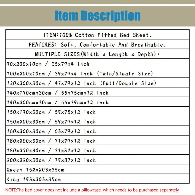 Sábana ligera de estilo veraniego con banda elástica, fundas de colchón de Color sólido, Protector para cama individual doble King, 100% algodón