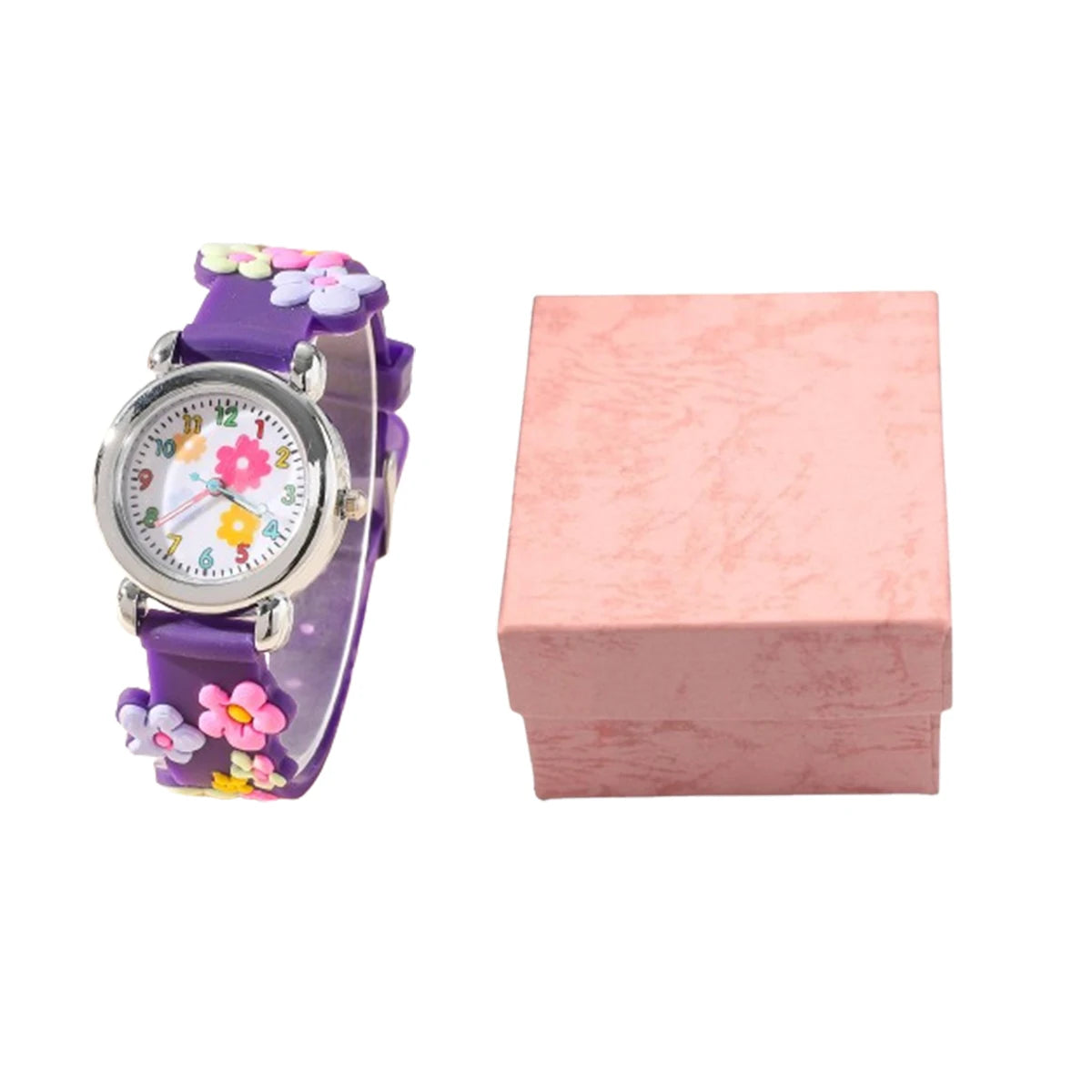 Adorable conjunto de relojes de dibujos animados para niños: relojes de pulsera con diseños coloridos y cara fácil de leer: regalo perfecto para niños