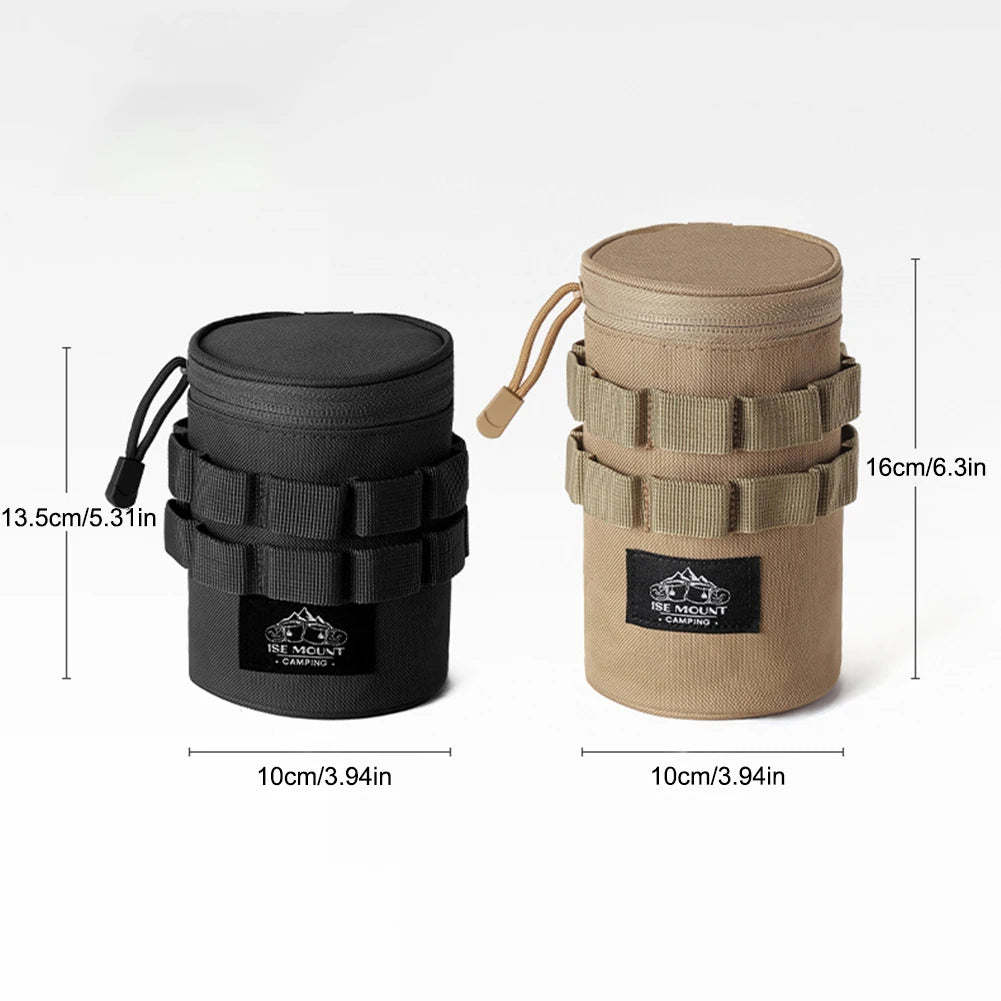 Bolsa de almacenamiento de viaje, bolsa ligera con agujeros colgantes, accesorio de Camping con asa para viajes al aire libre