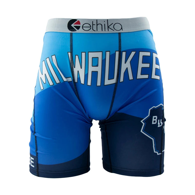 ETHIKA ropa interior 1 Uds. Boxershorts estampados sexis para hombre bañadores transpirables para hombre de talla grande S-3XL calzoncillos de natación para hombre bragas para hombre