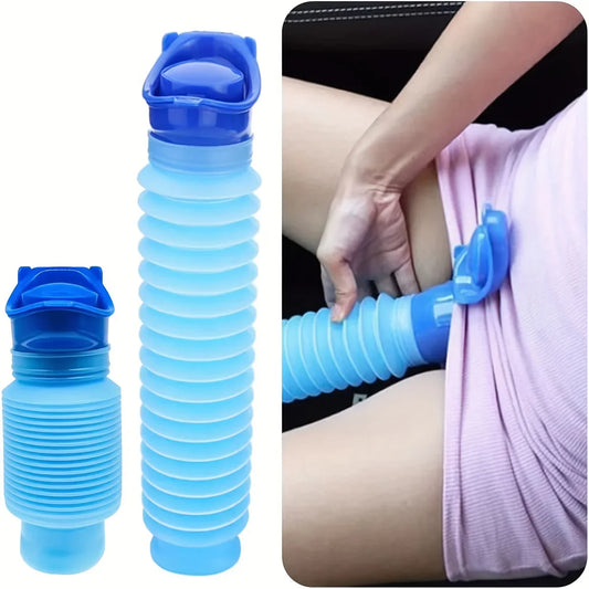 Bolsa de orina portÃ¡til para exteriores de 750ML, Mini inodoro para viajes, campamento, senderismo, orinal, entrenamiento para niÃ±os, Ansblue plegable