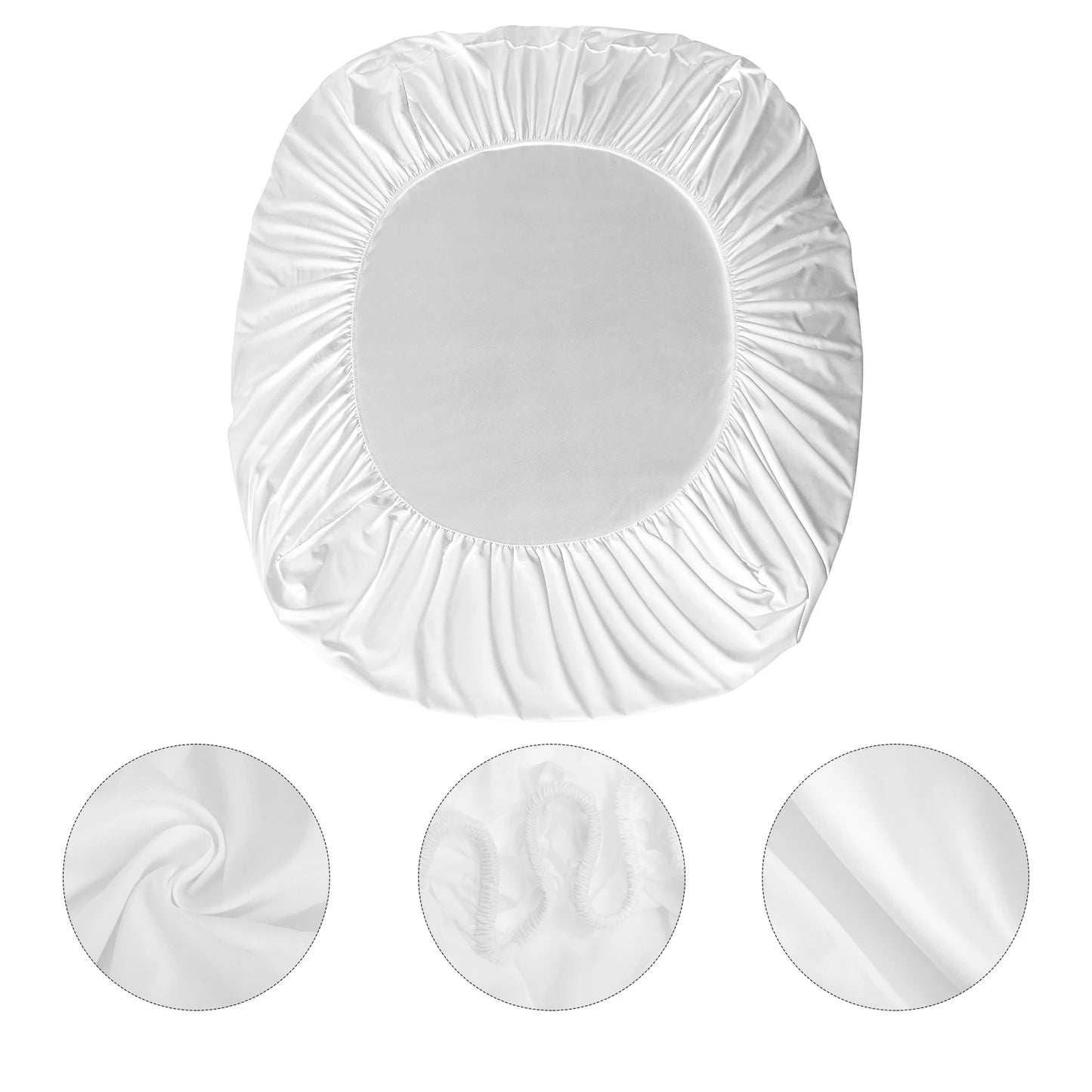 Sábana bajera de algodón, funda protectora, uso en hotel, banda elástica, sin colchón, tacto cómodo
