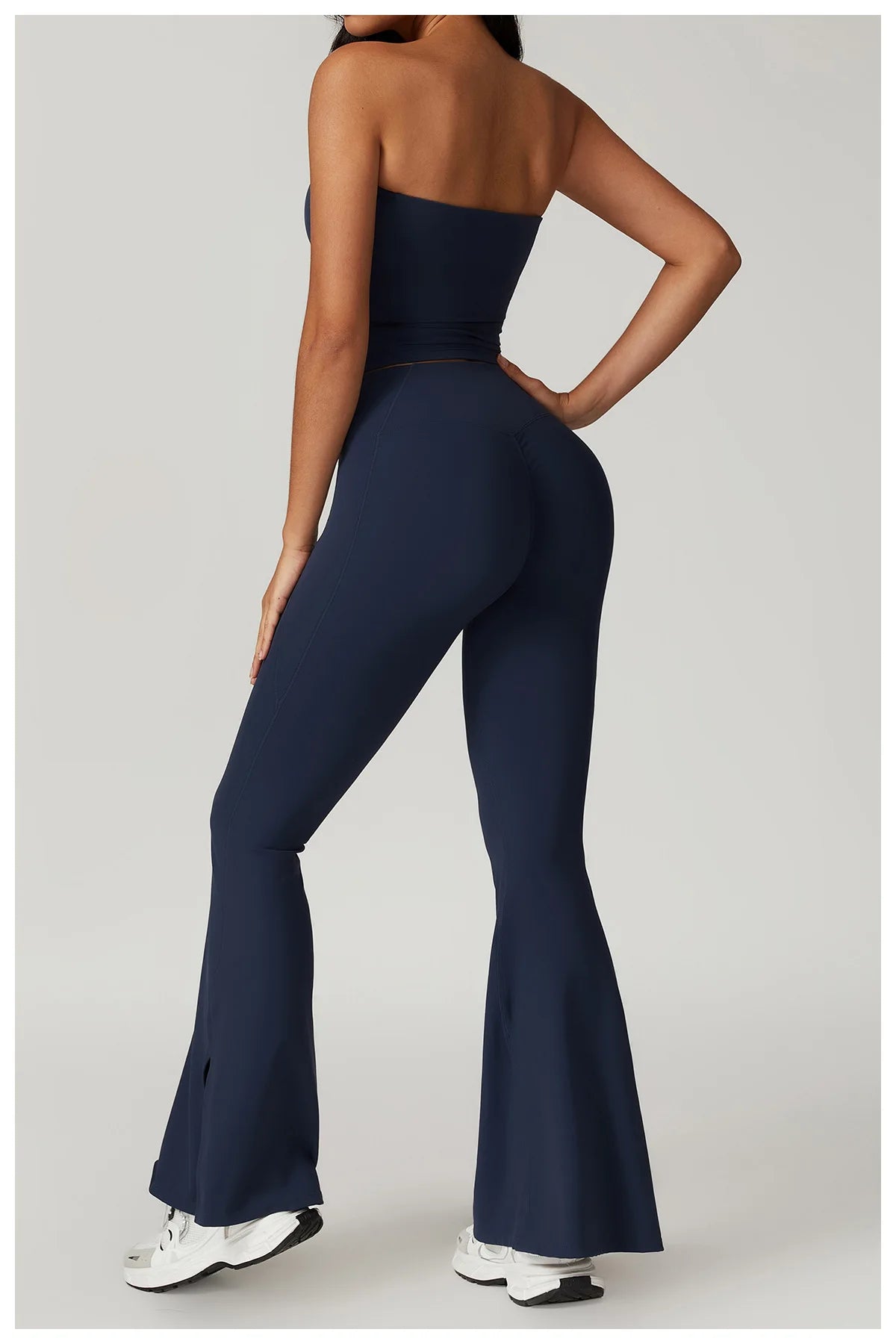 Chaleco de Yoga sin tirantes para mujer, Sujetador deportivo Sexy con parte de atrás bonita para mujer, ropa interior para gimnasio, Top deportivo de secado rápido que absorbe los golpes