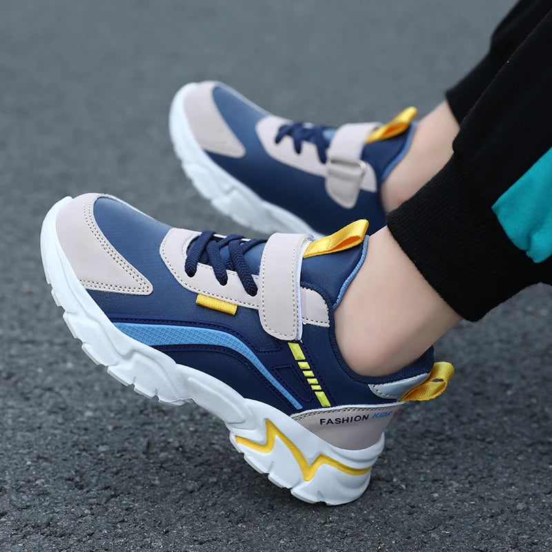 Zapatos informales para niños, zapatos de suela blanda para niños, zapatillas antideslizantes, zapatos para estudiantes al aire libre, calzado deportivo rosa para caminar para niñas