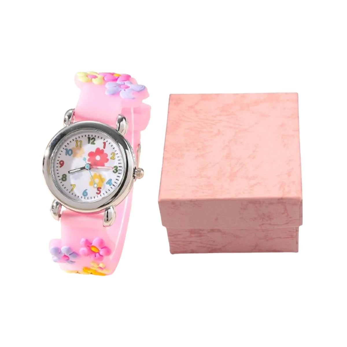 Adorable conjunto de relojes de dibujos animados para niños: relojes de pulsera con diseños coloridos y cara fácil de leer: regalo perfecto para niños