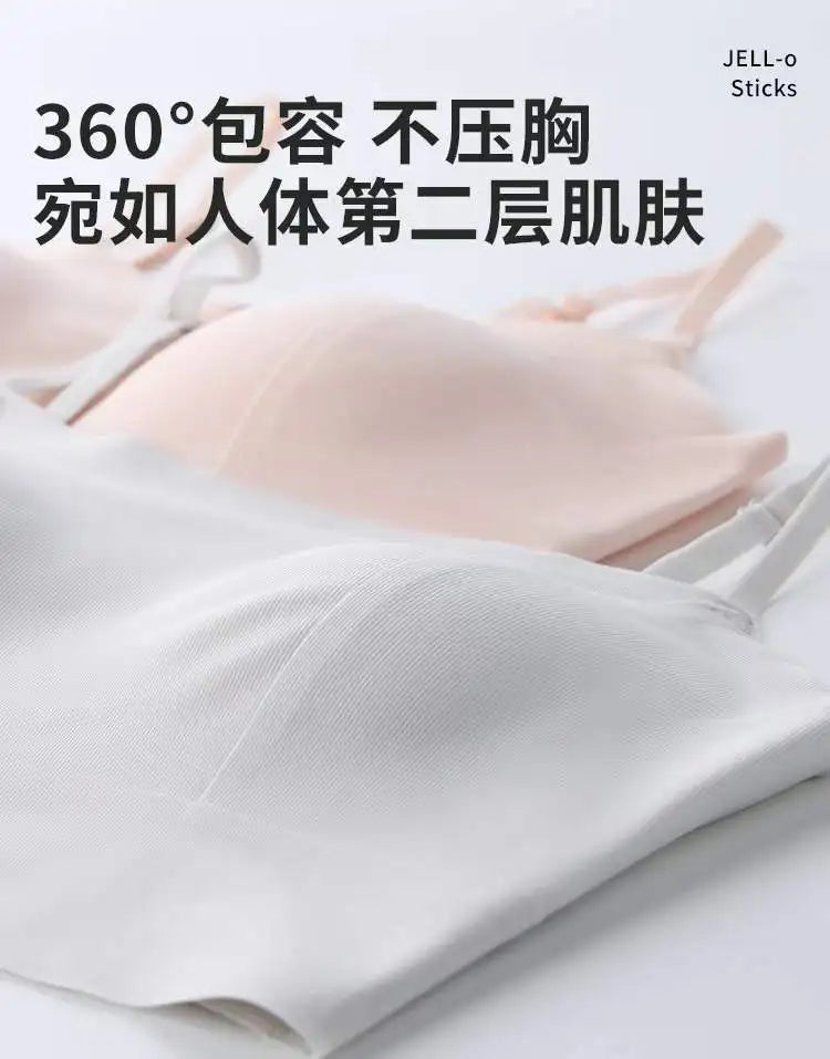 Sujetador Invisible de realce con espalda descubierta para mujer, sujetadores sexys de corte bajo, ropa interior de boda con espalda abierta, lencería sin costuras 2024