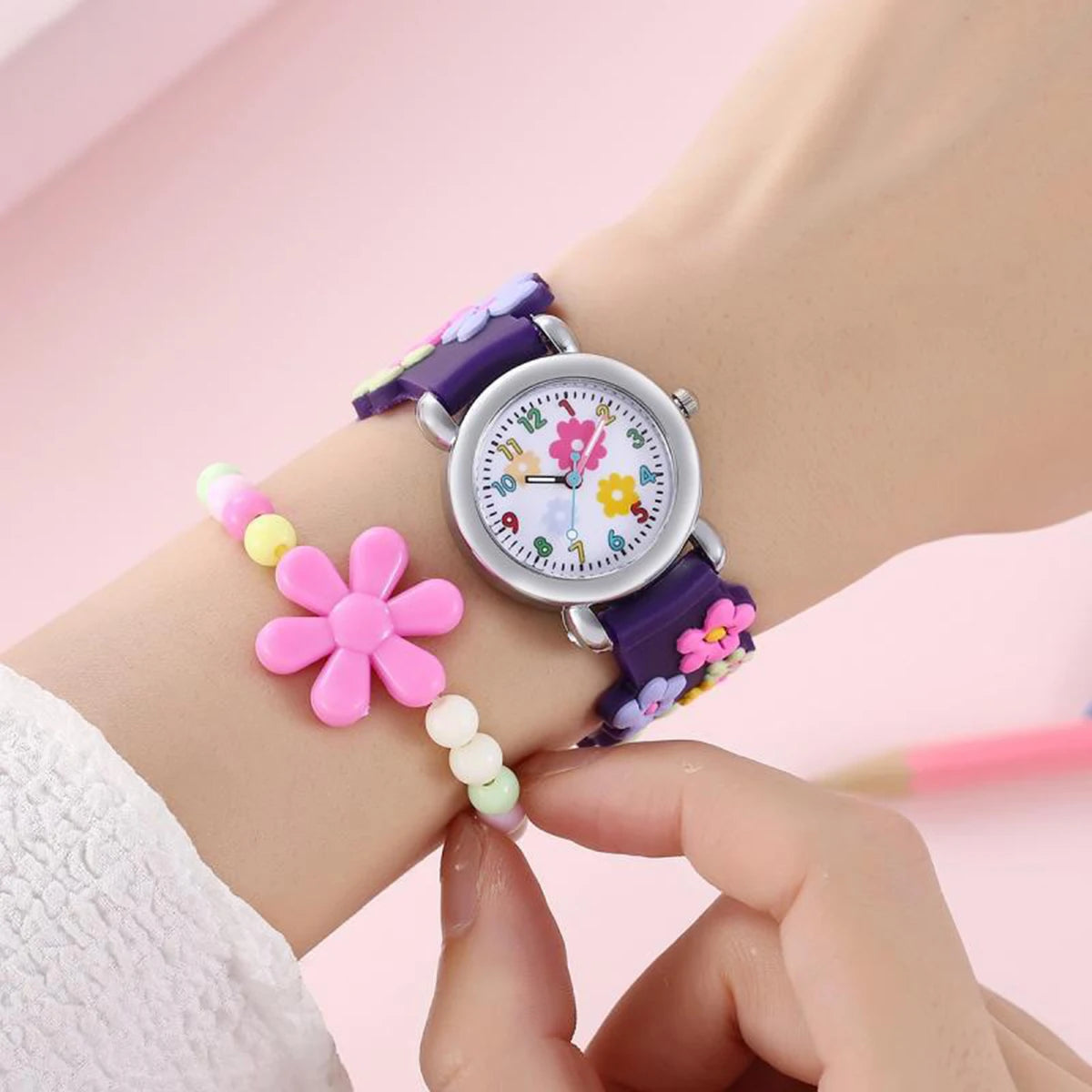 Adorable conjunto de relojes de dibujos animados para niños: relojes de pulsera con diseños coloridos y cara fácil de leer: regalo perfecto para niños