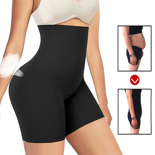 Pantalones cortos moldeadores de cintura alta para mujer, ropa moldeadora para Control de barriga, muslo, entrenador de cintura adelgazante, levantador de glúteos, bragas moldeadoras