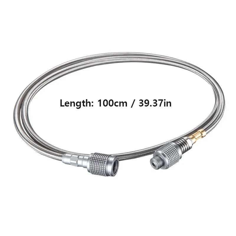 Adaptador de estufa de Gas para acampar, adaptador de Gas butano, convertidor de manguera de extensión, adaptador de quemador al aire libre, equipo de utensilios de cocina para acampar