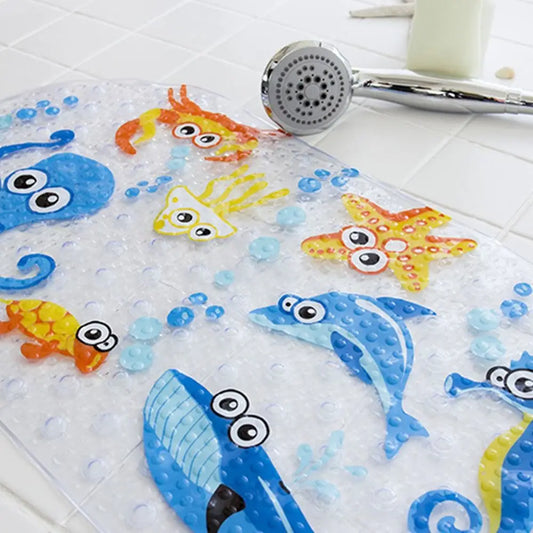 Alfombrilla de baÃƒÂ±o antideslizante de PVC con dibujos animados para niÃƒÂ±os, Alfombrilla de seguridad con ventosa para ducha, alfombrillas de baÃƒÂ±era de masaje, almohadilla suave