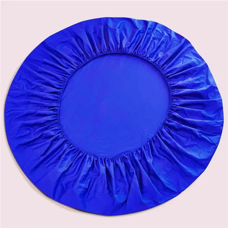 Juego de sábanas redondas de algodón 100%, banda elástica, sábanas ajustadas suaves y respetuosas con la piel, sábanas con banda elástica, funda de colchón de 3/1 Uds.