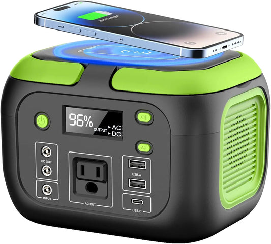 EstaciÃ³n de energÃ­a portÃ¡til de 200W, generador Solar de 155Wh, banco de energÃ­a de 42000mAh con salida de CA de 110V, CC, USB QC3.0 para acampar al aire libre RV