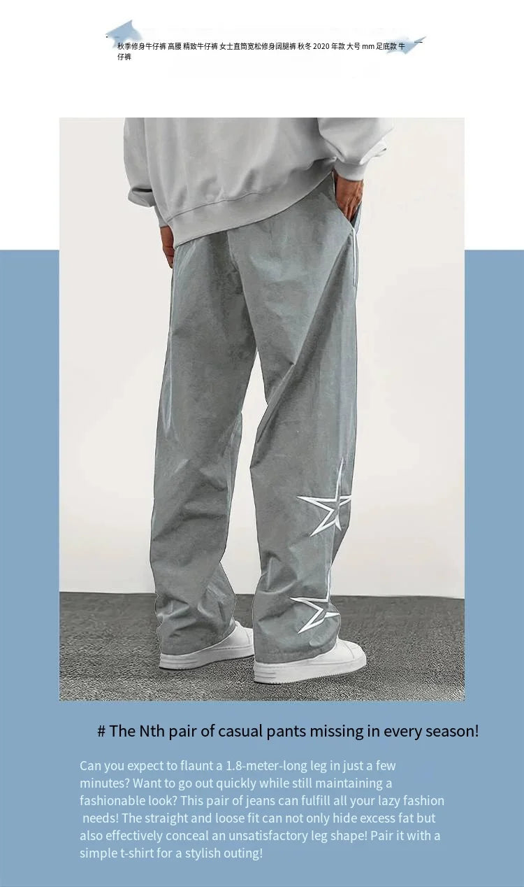 Pantalones de paracaidista deportivos de seda helada para hombre, pantalones de trabajo rectos con cordones, pantalones sueltos, pantalones informales para exteriores, primavera y verano
