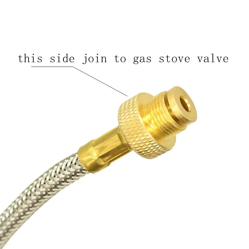 Adaptador de recipiente de butano para acampar al aire libre, convertidor de estufa de Gas, recarga de propano, cartucho de Gas, tanque, adaptador de butano, accesorio de estufa de Gas