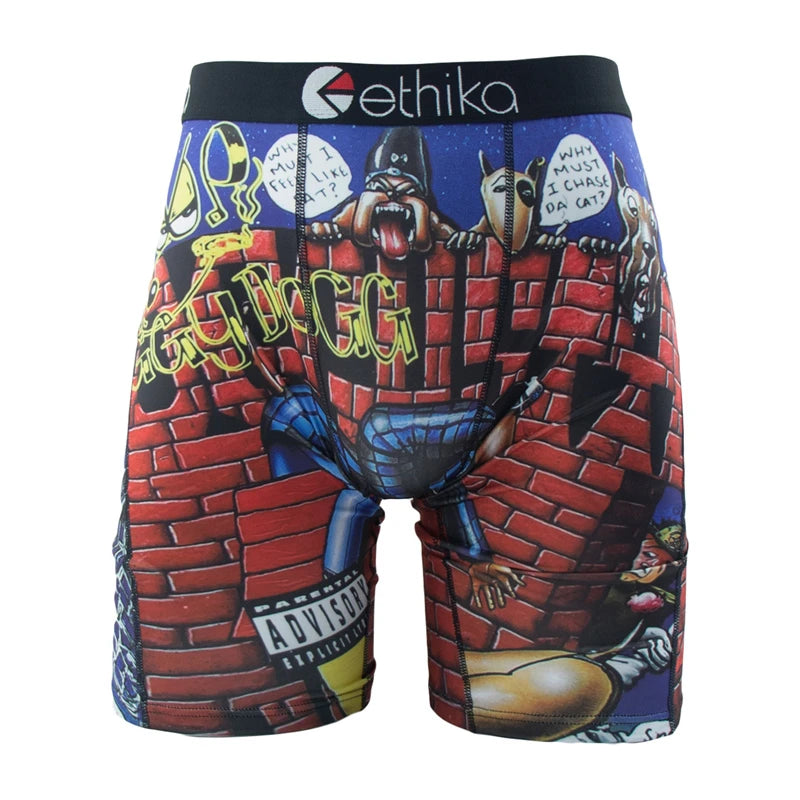 ETHIKA, 1 Uds., ropa interior sexi para hombre, Boxers transpirables para nadar, calzoncillos para hombre de talla grande S-3XL, bañadores para hombre, bragas para hombre, calzoncillos Boxer