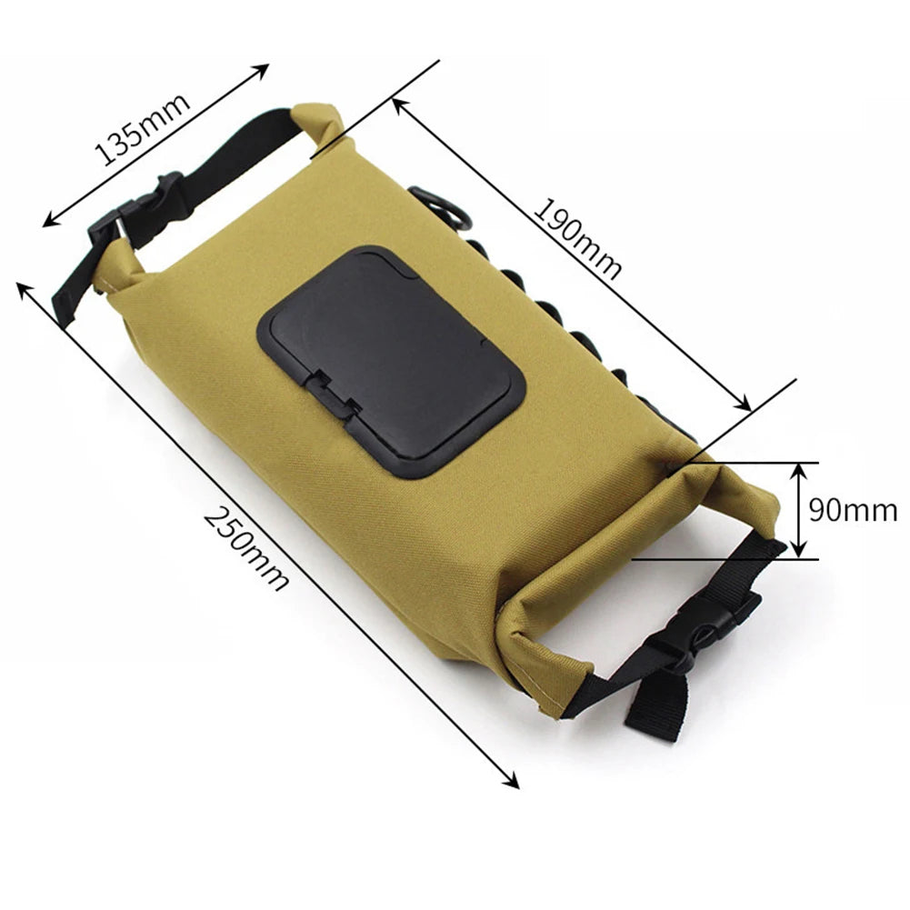 Caja de pañuelos húmedos para exteriores, dispensador de toallitas húmedas de papel de lona, almacenamiento colgante para accesorios de Camping al aire libre