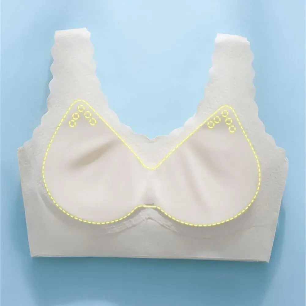 Sujetadores de reunión, sujetador de encaje de burbujas sin costuras, banda ancha, parte de atrás bonita, ropa interior push-up, Bralette, chaleco, Tops, sujetador para mujer
