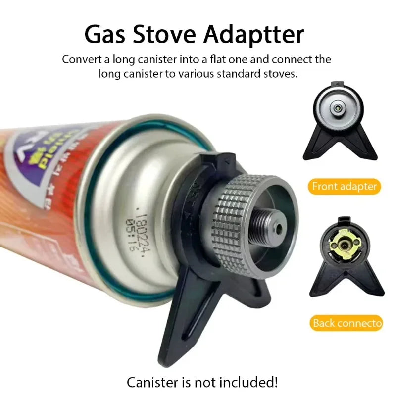Adaptador de recipiente de butano para acampar al aire libre, convertidor de estufa de Gas, recarga de propano, cartucho de Gas, tanque, adaptador de butano, accesorio de estufa de Gas