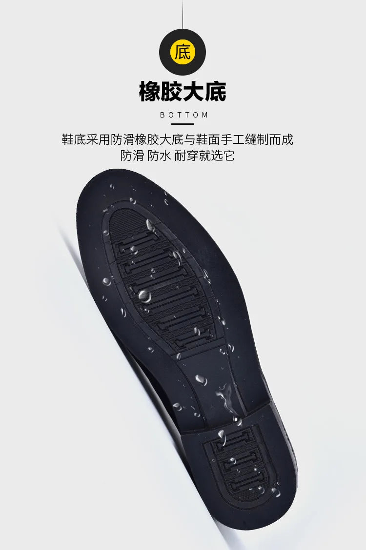 Zapatos de vestir formales para hombre, calzado informal de cuero, diseÃ±ador de boda Social, punta estrecha, zapatos negros de oficina para invierno, marca 2023