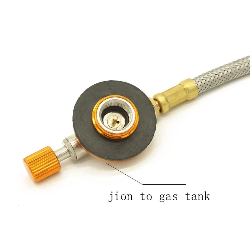 Adaptador de recipiente de butano para acampar al aire libre, convertidor de estufa de Gas, recarga de propano, cartucho de Gas, tanque, adaptador de butano, accesorio de estufa de Gas