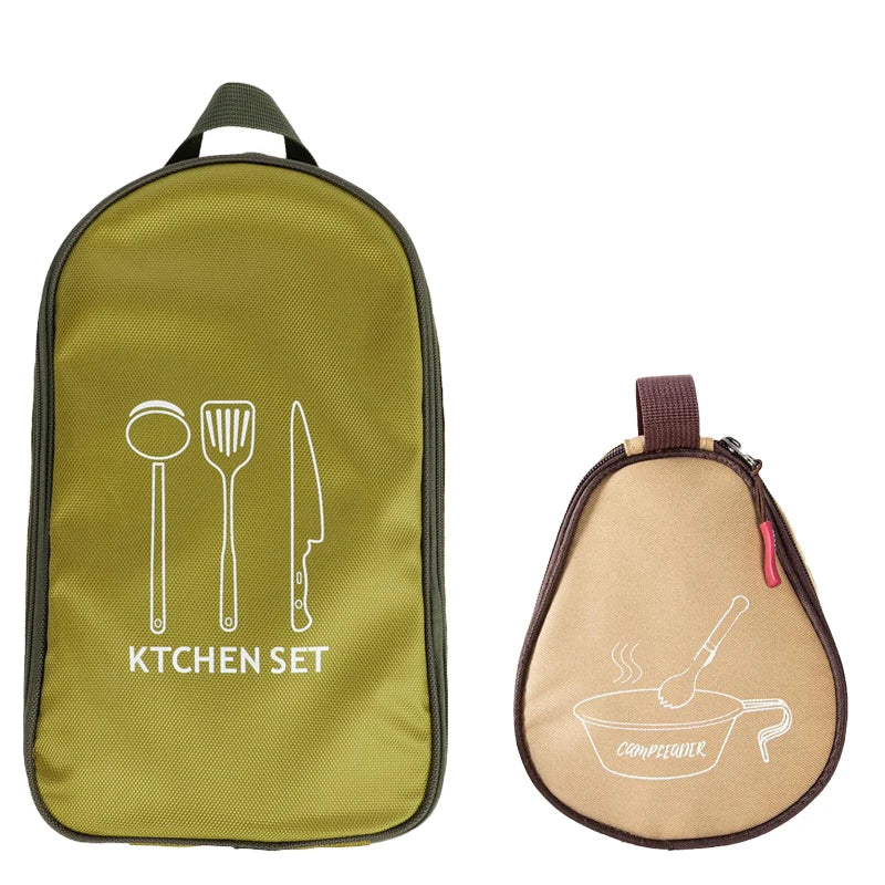 Bolsa de almacenamiento de Sierra Bowl Oxford, vajilla impermeable, tazas, Estuche de transporte, organizador para acampar al aire libre, viaje, barbacoa, bolsa de Picnic
