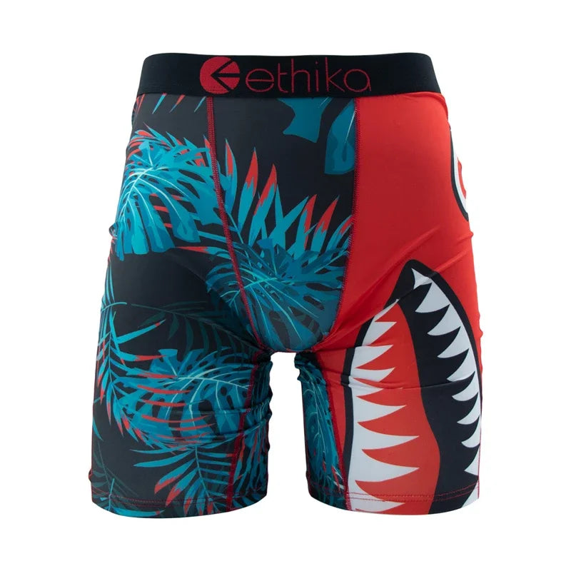 ETHIKA, 1 Uds., ropa interior para hombre, Boxershorts sexis, bañadores transpirables para hombre, calzoncillos de talla grande S-3XL para hombre, calzoncillos de natación, Boxers para hombre