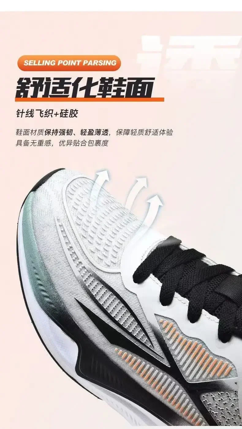 Zapatos para correr y caminar para hombre: zapatillas de tenis con cordones, ligeras, cómodas y transpirables