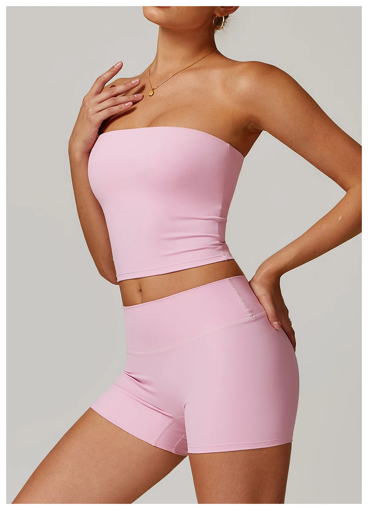 Chaleco de Yoga sin tirantes para mujer, Sujetador deportivo Sexy con parte de atrás bonita para mujer, ropa interior para gimnasio, Top deportivo de secado rápido que absorbe los golpes