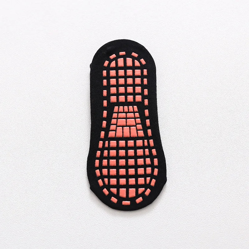 Calcetines antideslizantes para niños y adultos, calcetines de trampolín para padres e hijos, calcetines de algodón elásticos, calcetines deportivos para niños y niñas