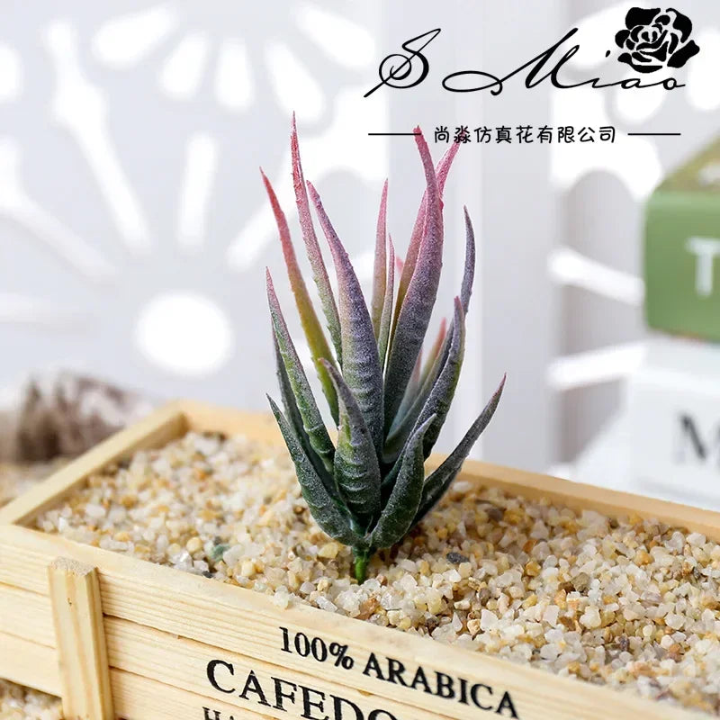 1 pieza 7X10cm planta suculenta Artificial jardÃƒÂ­n hogar DIY flor arreglo de plantas falsas accesorios dormitorio decoraciÃƒÂ³n de oficina
