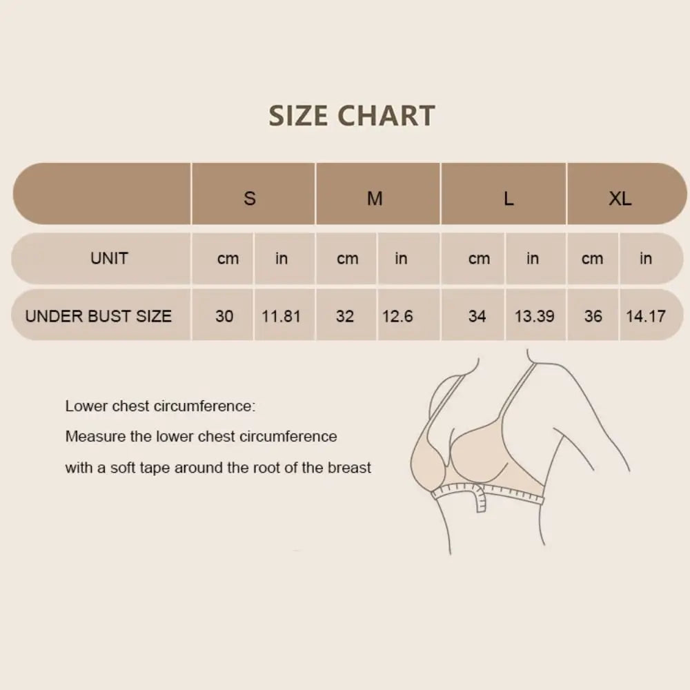 Sujetador Invisible suave sin tirantes sin costuras, sujetador ajustado antideslizante para mujer, ropa interior con hebilla frontal, sujetador de realce para fiesta