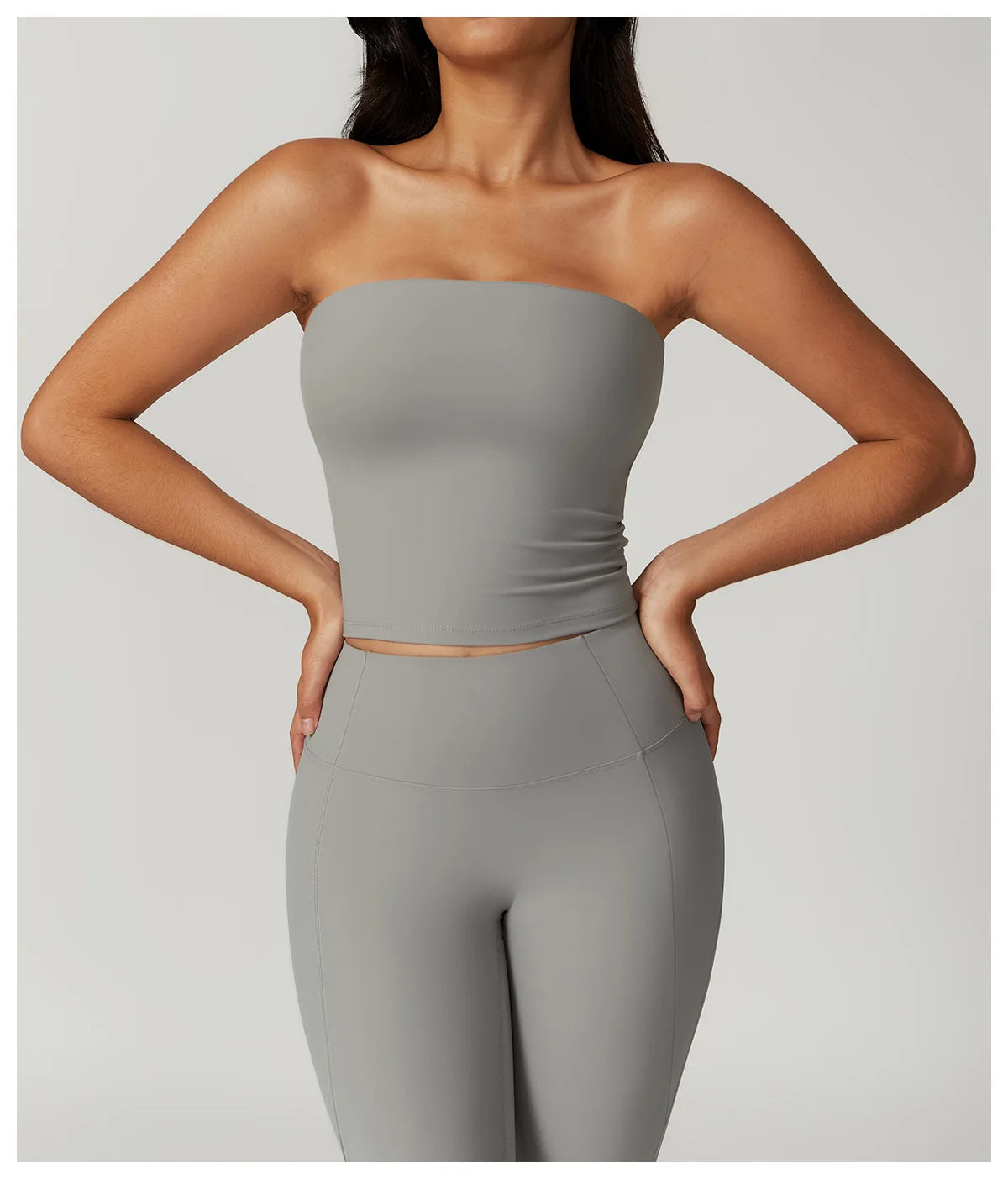 Chaleco de Yoga sin tirantes para mujer, Sujetador deportivo Sexy con parte de atrás bonita para mujer, ropa interior para gimnasio, Top deportivo de secado rápido que absorbe los golpes