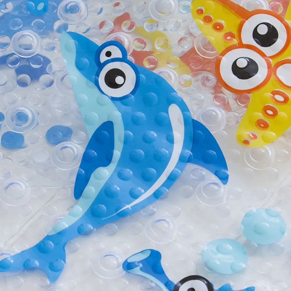 Alfombrilla de baÃƒÂ±o antideslizante de PVC con dibujos animados para niÃƒÂ±os, Alfombrilla de seguridad con ventosa para ducha, alfombrillas de baÃƒÂ±era de masaje, almohadilla suave