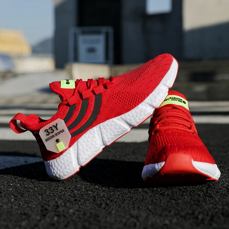 Zapatillas de deporte informales para hombre, zapatos deportivos transpirables de verano, zapatos ligeros de malla para correr al aire libre, zapatos atlÃ©ticos para correr Tenis para caminar