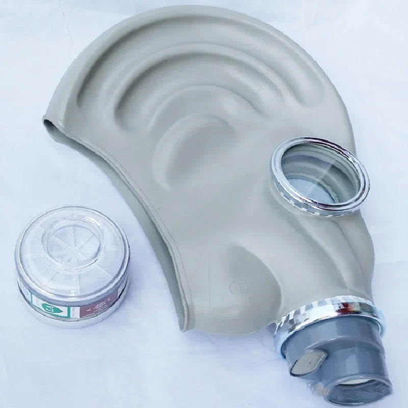 MÃƒÂ¡scara de resina quÃƒÂ­mica Seguridad industrial MÃƒÂ¡scara de gas de cara completa Pintura Seguridad en el lugar de trabajo Caja de filtro de carbÃƒÂ³n Respirador de polvo Silicona grande