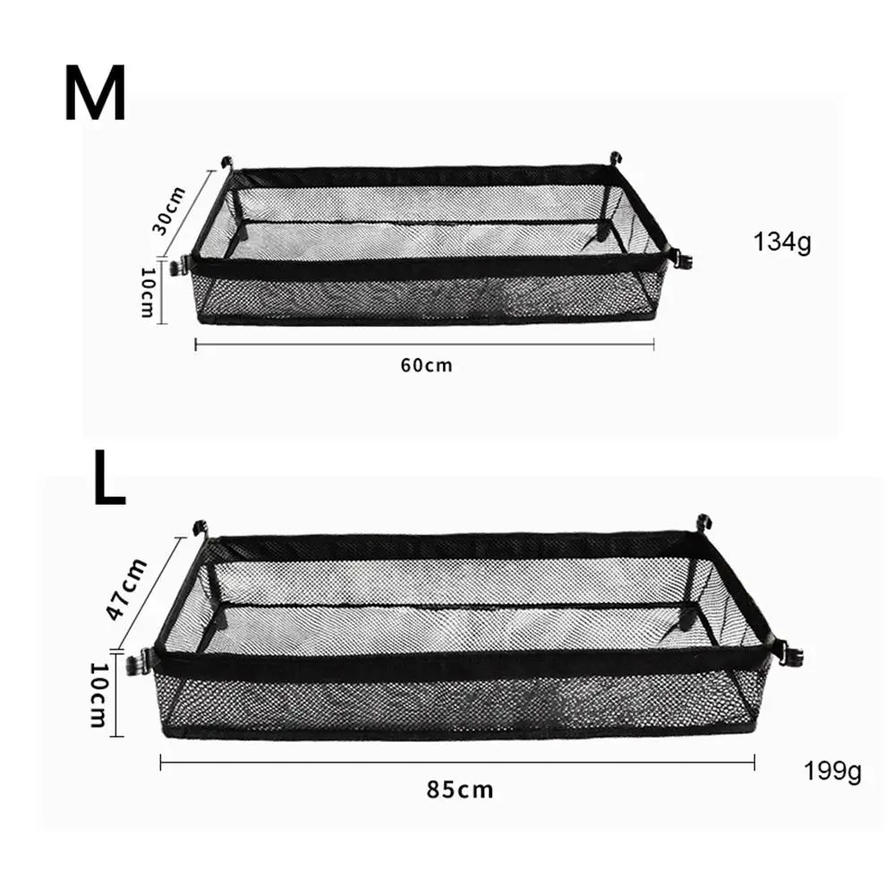 Bolsa de almacenamiento para debajo de la mesa de Picnic, caja de almacenamiento de escritorio, trípode, cesta de malla, organizador, mesa de Camping, estante de trípode para Picnic y Camping