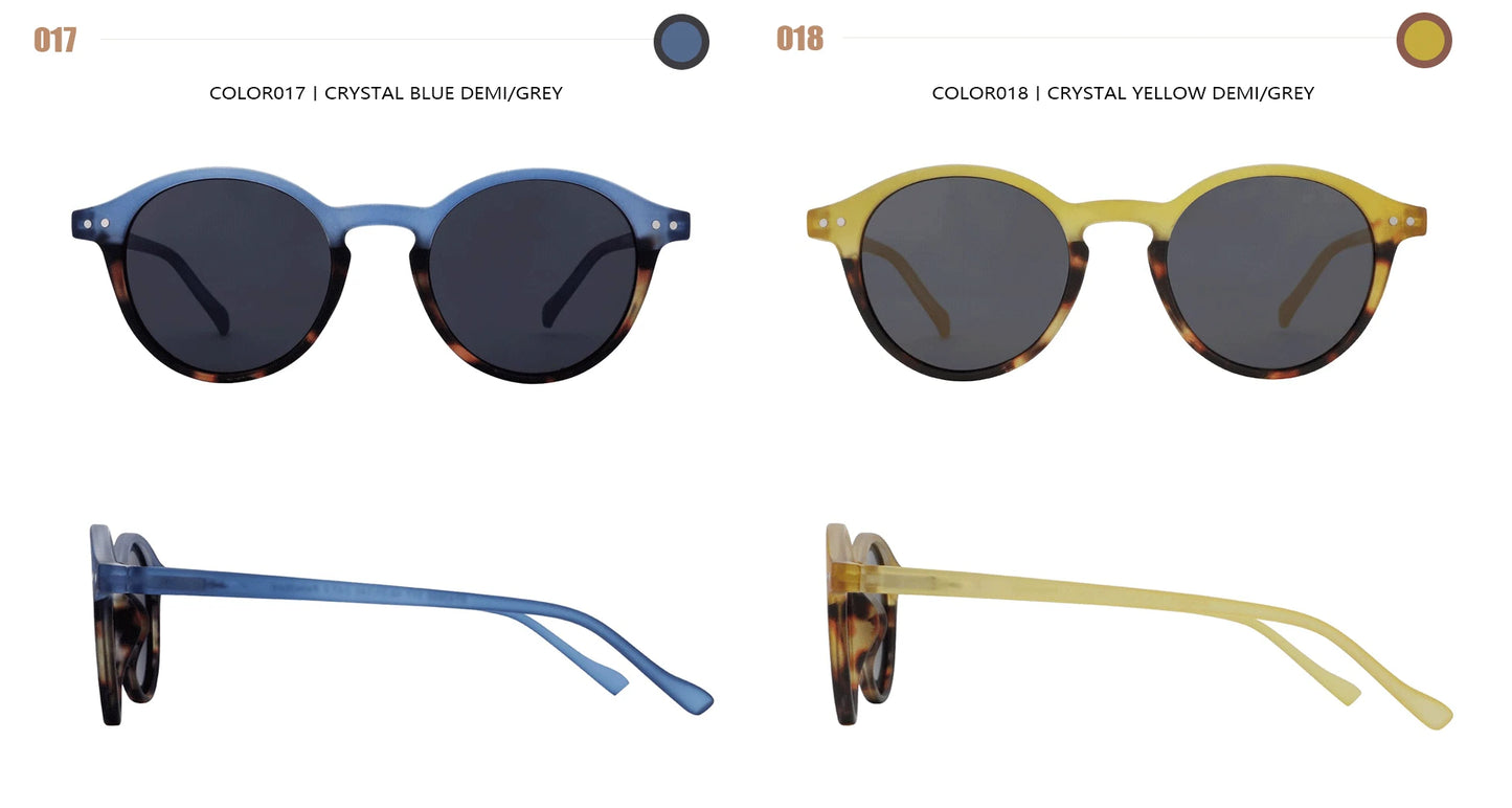 ZENOTTIC (tamaÃƒÂ±o S) gafas de sol polarizadas circulares Retro 2024 2025 hombres mujeres Vintage pequeÃƒÂ±as gafas de sol redondas UV400 gafas de sol