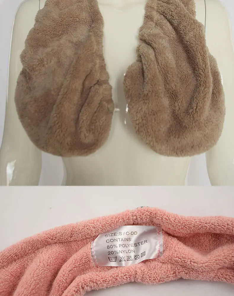 Sujetador de toalla para el sudor para mujer, Tops suaves y cómodos, sujetador de realce para baño, toalla absorbente para el sudor, sujetador envolvente para el pecho con cuello Halter 2023